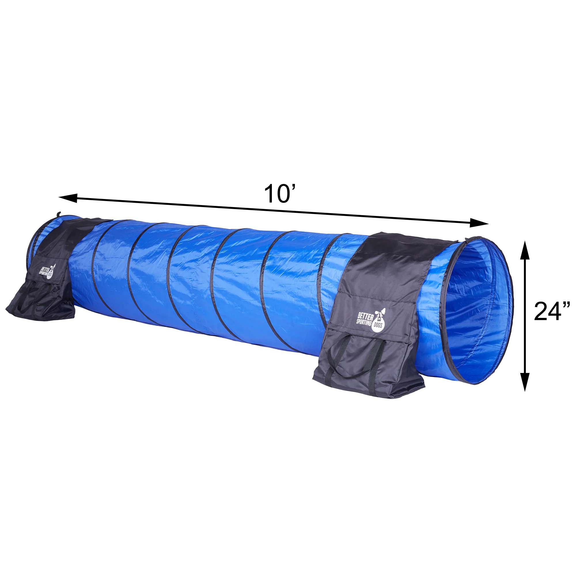 Better Sporting Dogs 10 ft Dog Agility Tunnel with Sandbags – Training Tunnel for Backyard Agility Courses - Image 4