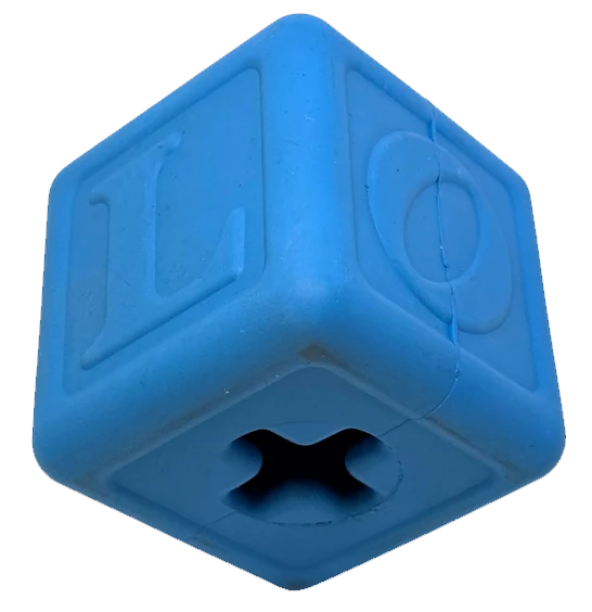 Love Cube eDispenser Durable Rubber Chew Toy & Treat Dispenser