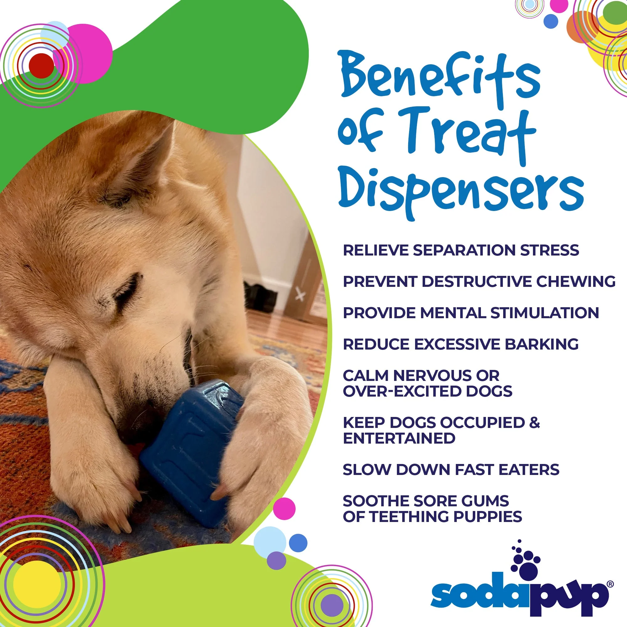 Love Cube eDispenser Durable Rubber Chew Toy & Treat Dispenser - Image 5