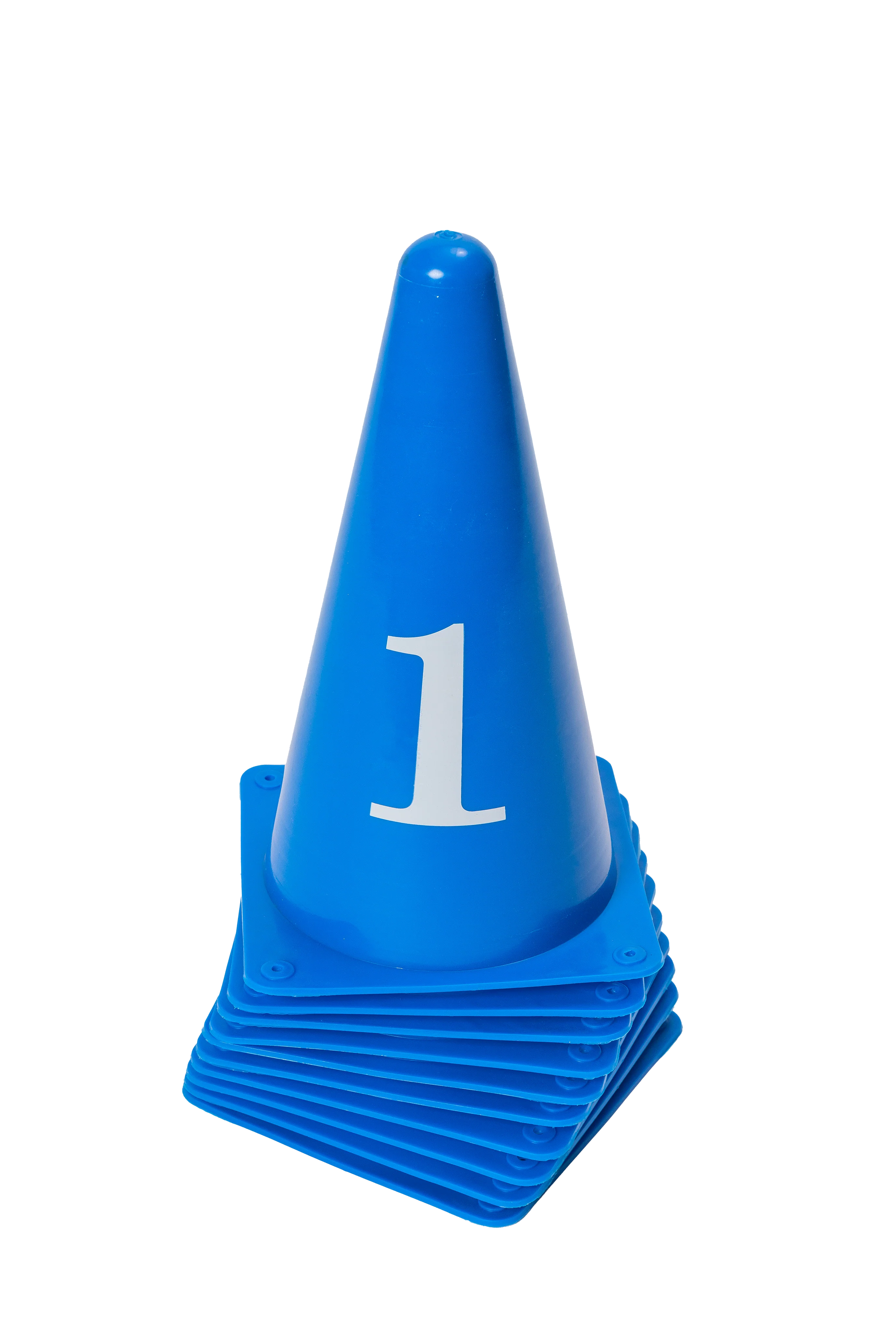 Pack of 10 Durable Numbered Cones for Dog Agility Training - Image 3